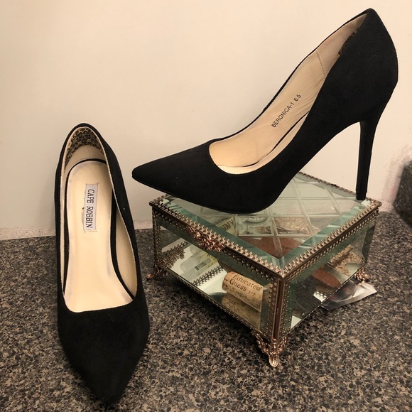 Cape Robbin Black High Heels - Picture 1 of 5